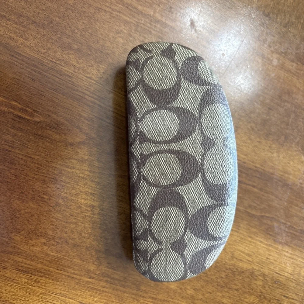 Coach Signature Monogram Sunglasses Hard‎ Case